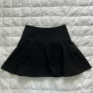 Black circle skirt